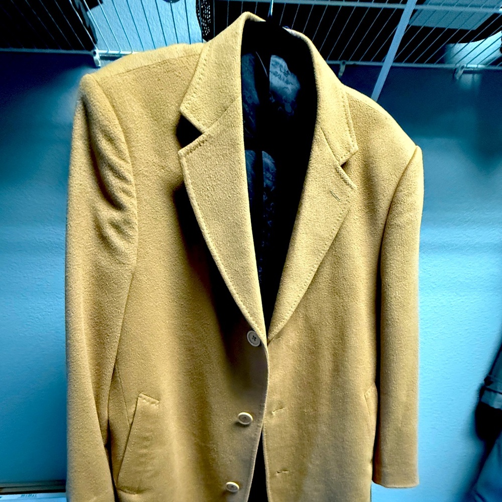 Ferraud camel hair overcoat